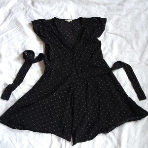 Charlotte Russe cute black wrap dress